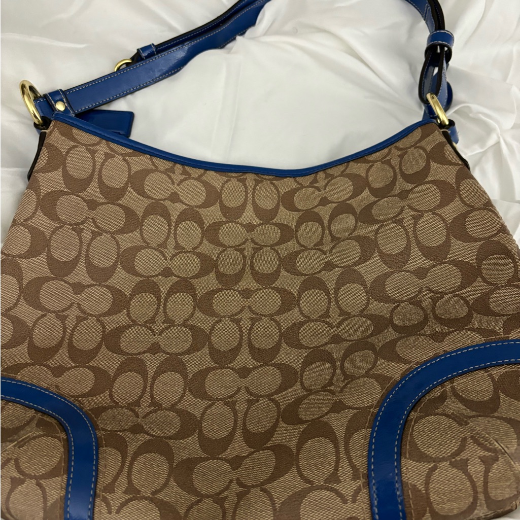 Blue Coach Bag